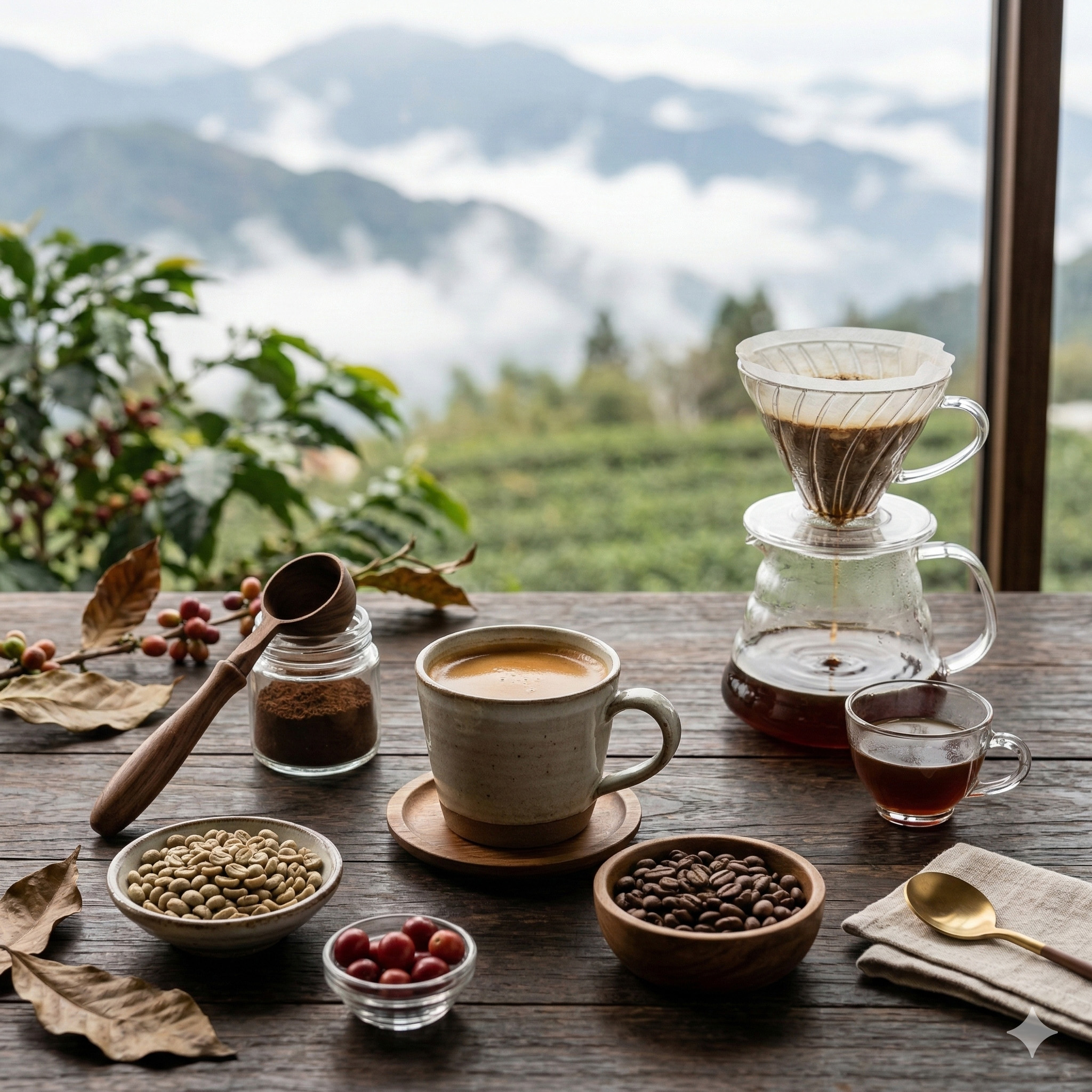 圖片來自 嘉義咖啡 阿里山咖啡 阿里山高山茶